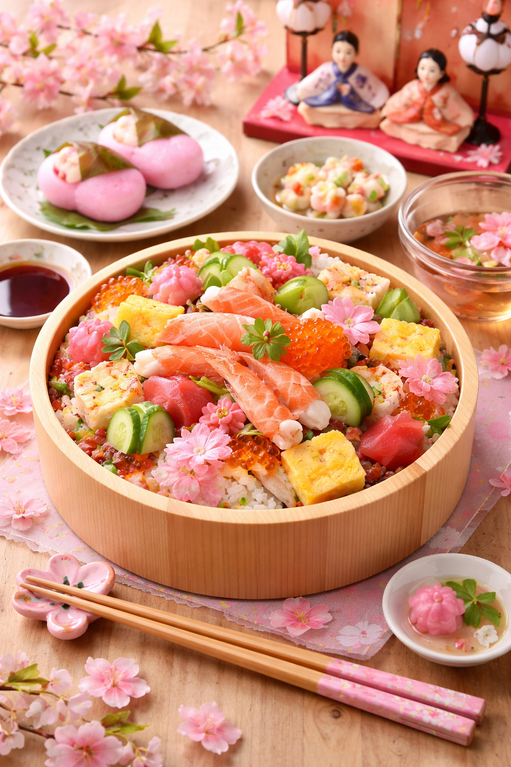 🌸 お花見とお寿司