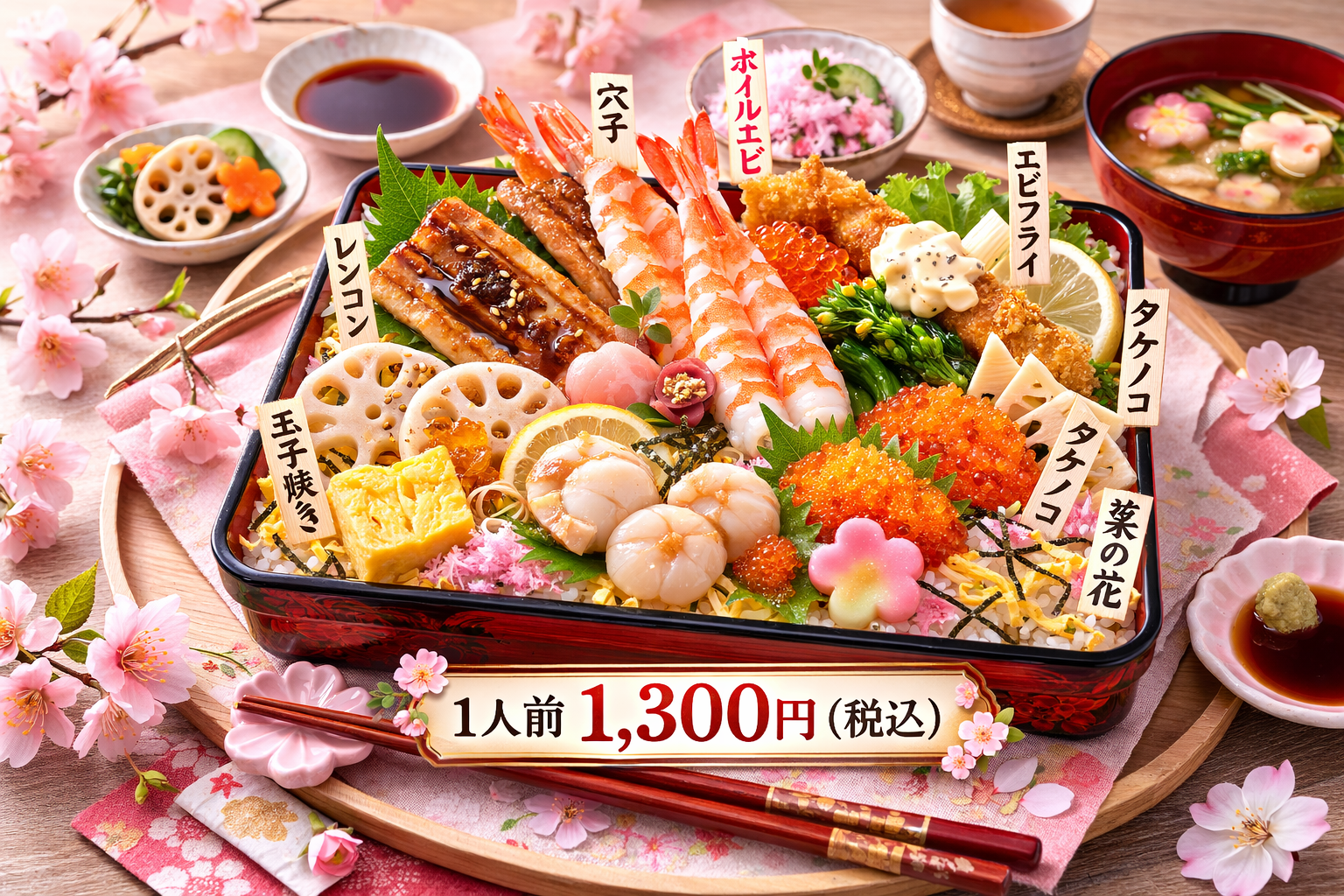 ひなちらし味覚3月限定寿司